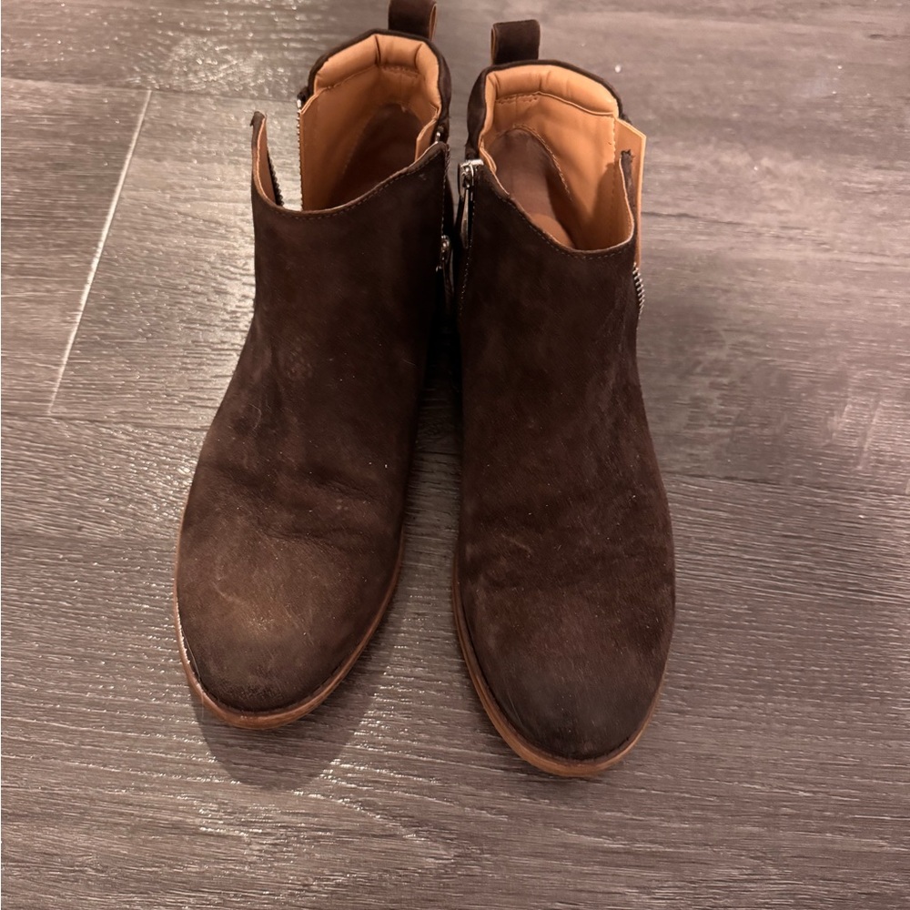Franco Sarto Ankle Boot - Brown, Size 6